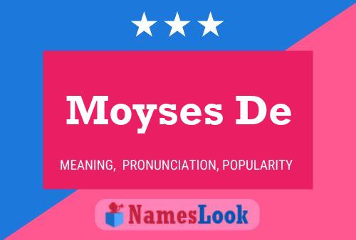 Poster del nome Moyses De