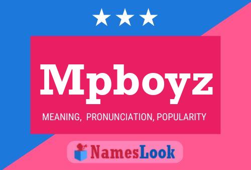 Poster del nome Mpboyz