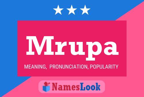 Poster del nome Mrupa