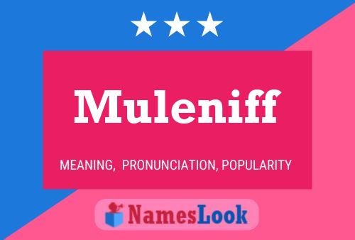 Poster del nome Muleniff