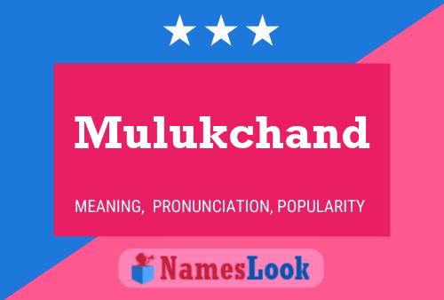 Poster del nome Mulukchand