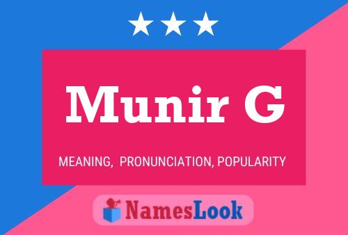 Poster del nome Munir G