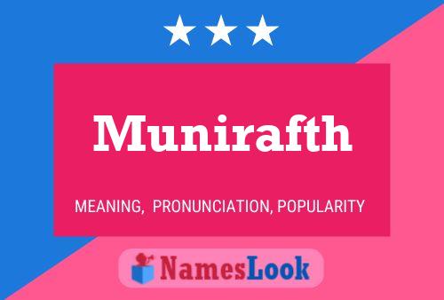 Poster del nome Munirafth