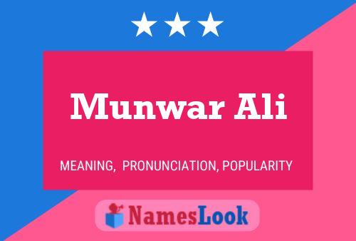 Poster del nome Munwar Ali