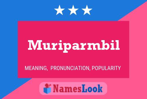 Poster del nome Muriparmbil