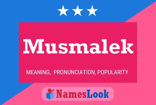 Poster del nome Musmalek