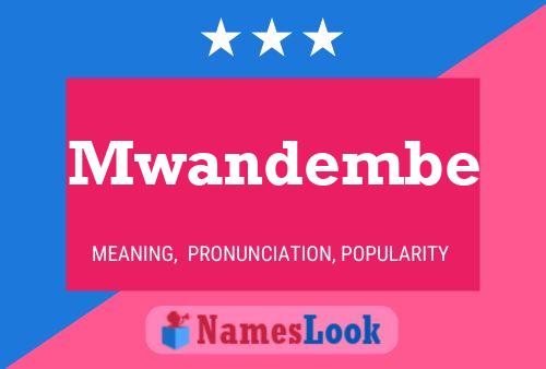 Poster del nome Mwandembe