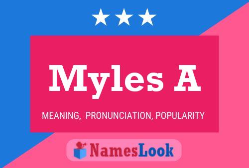 Poster del nome Myles A