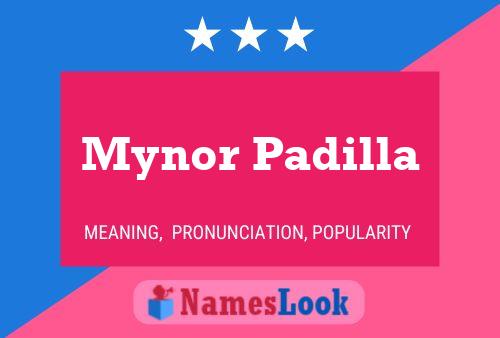 Poster del nome Mynor Padilla