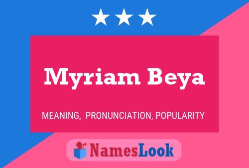 Poster del nome Myriam Beya