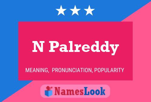 Poster del nome N Palreddy