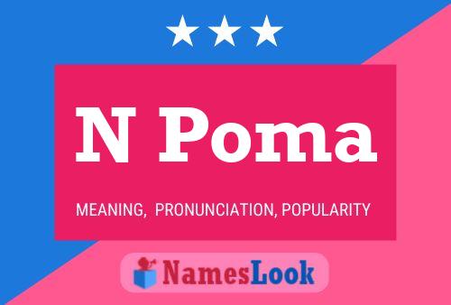 Poster del nome N Poma