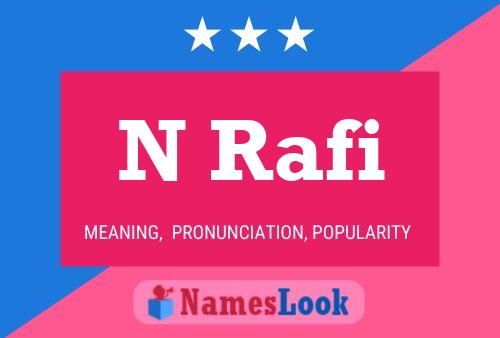 Poster del nome N Rafi