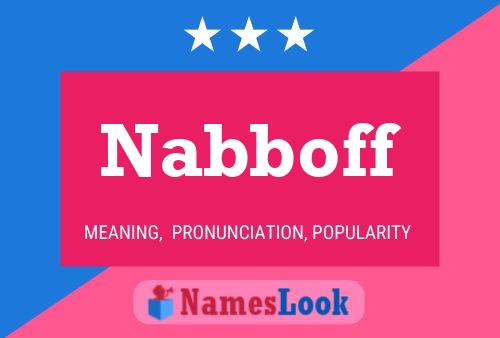 Poster del nome Nabboff