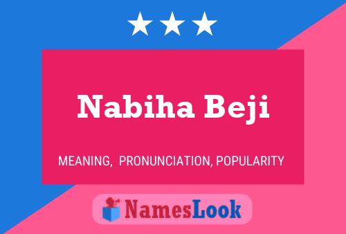 Poster del nome Nabiha Beji