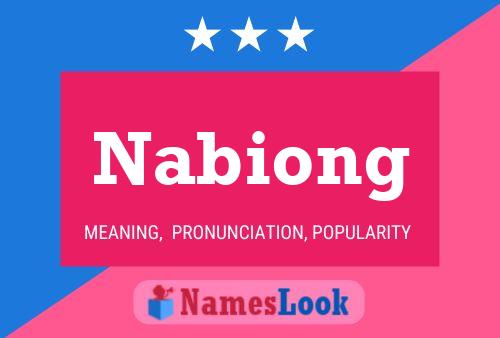 Poster del nome Nabiong