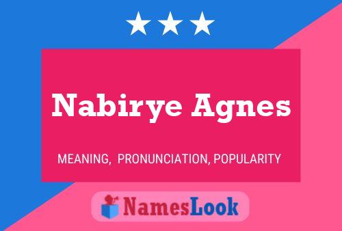 Poster del nome Nabirye Agnes