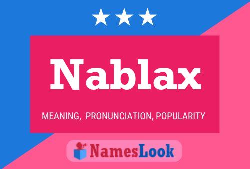 Poster del nome Nablax