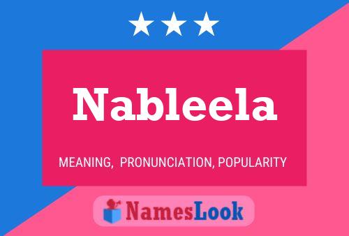 Poster del nome Nableela