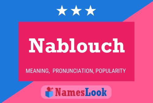 Poster del nome Nablouch