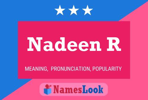 Poster del nome Nadeen R