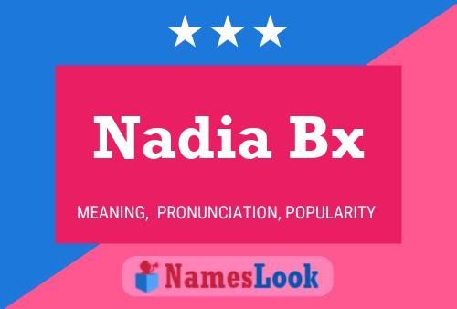 Poster del nome Nadia Bx