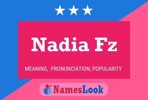 Poster del nome Nadia Fz