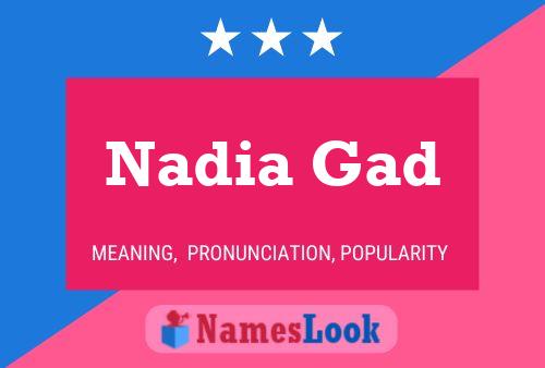 Poster del nome Nadia Gad