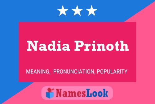 Poster del nome Nadia Prinoth