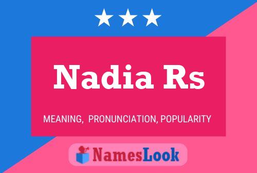 Poster del nome Nadia Rs