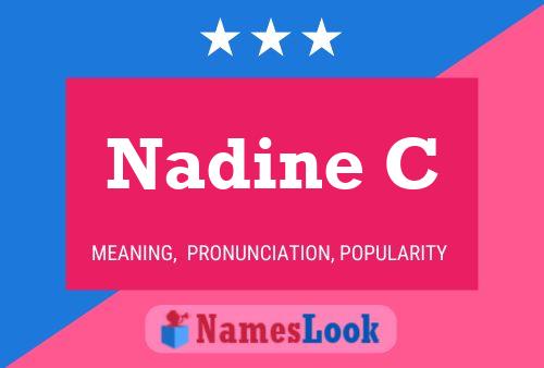 Poster del nome Nadine C