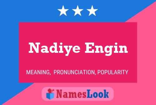 Poster del nome Nadiye Engin