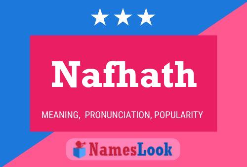 Poster del nome Nafhath