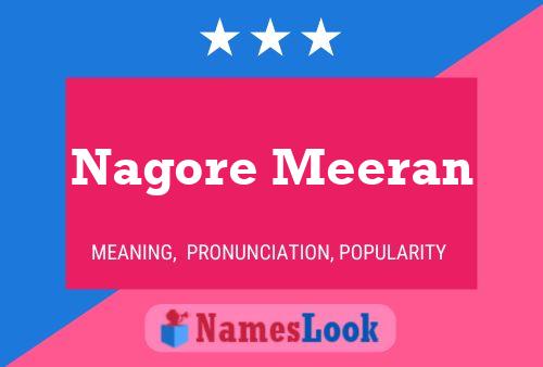 Poster del nome Nagore Meeran