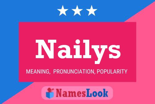 Poster del nome Nailys