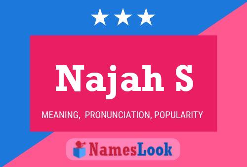 Poster del nome Najah S