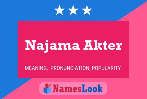 Poster del nome Najama Akter