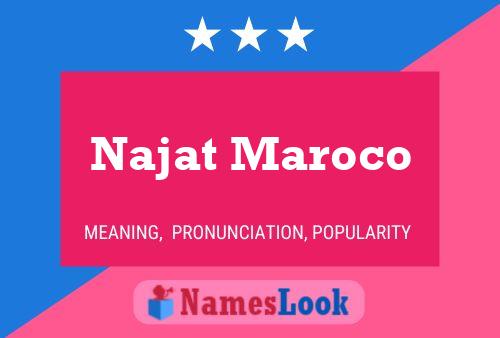 Poster del nome Najat Maroco