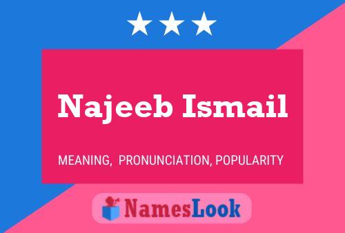 Poster del nome Najeeb Ismail