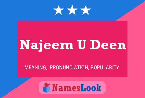 Poster del nome Najeem U Deen