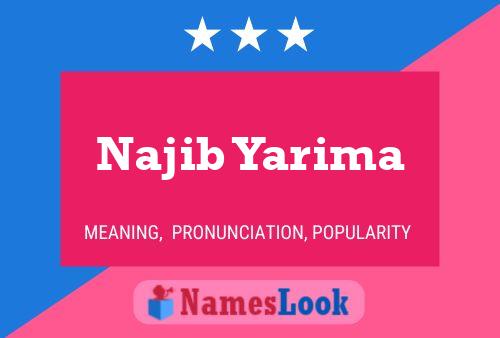 Poster del nome Najib Yarima