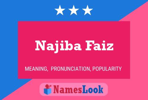 Poster del nome Najiba Faiz