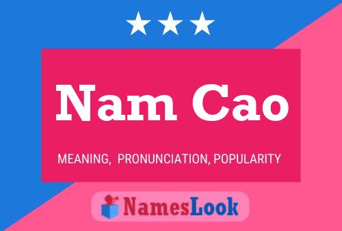 Poster del nome Nam Cao