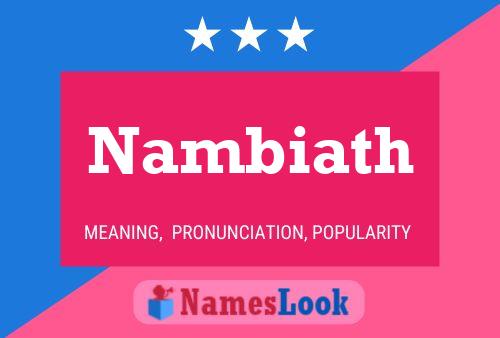 Poster del nome Nambiath