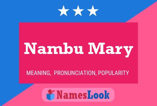 Poster del nome Nambu Mary