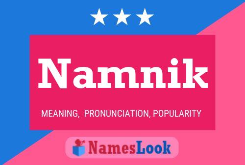 Poster del nome Namnik