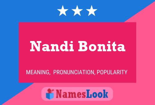 Poster del nome Nandi Bonita