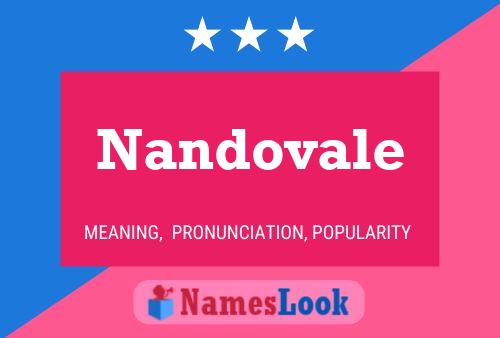 Poster del nome Nandovale