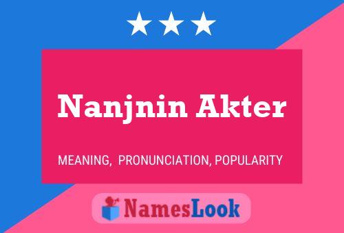 Poster del nome Nanjnin Akter