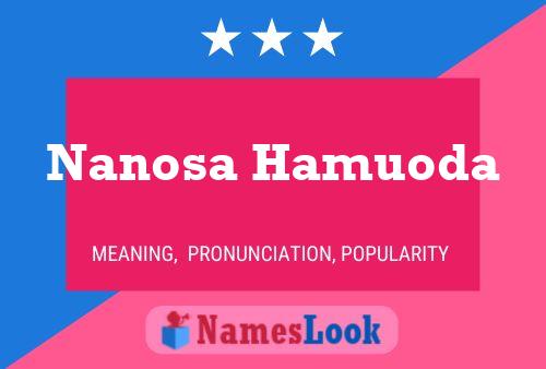 Poster del nome Nanosa Hamuoda